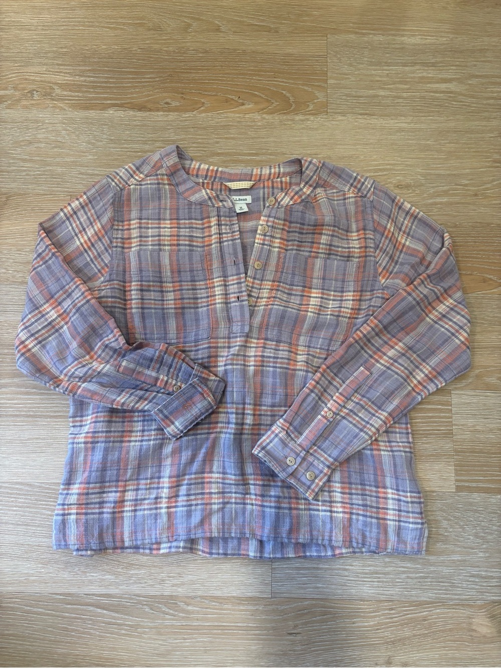 Women's L.L.Bean Day Breeze Shirt, Long-Sleeve Collarless